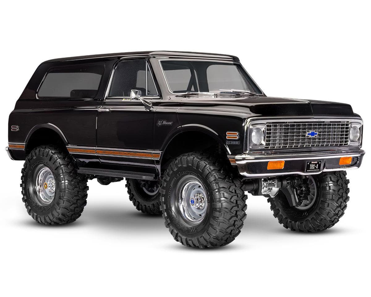Traxxas TRX-4® 1/10 Electric 4WD RTR Scale Trail Rock Crawler (Black) w/1972 Chevy Blazer Clipless Body & TQi 2.4GHz Radio