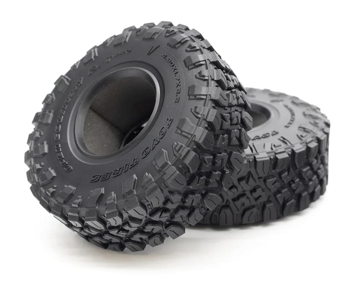 Vanquish Products 2.2" Toyo Open Country R/T Pro Tires (4.9" OD) (2) (White)