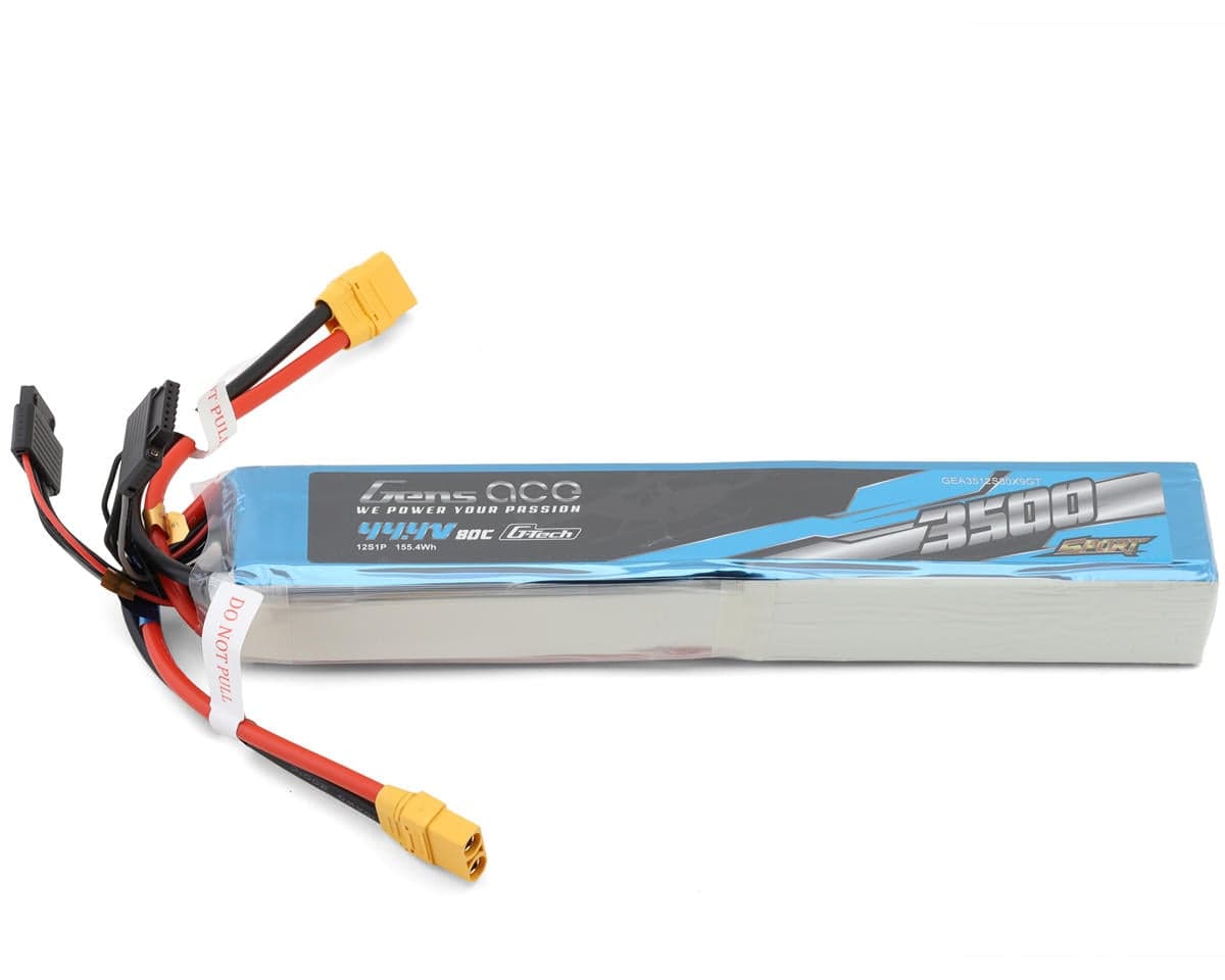 Gens Ace 12S 80C G-Tech Smart LiPo Battery (44.4V/3500mAh) w/XT90