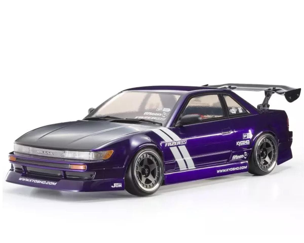 Kyosho Fazer FZD2 Nissan S13 Silvia 1/10 2WD Brushed RTR Drift Car (Purple) (Tuned Version) w/Syncro KT-231P+ 2.4GHz Radio