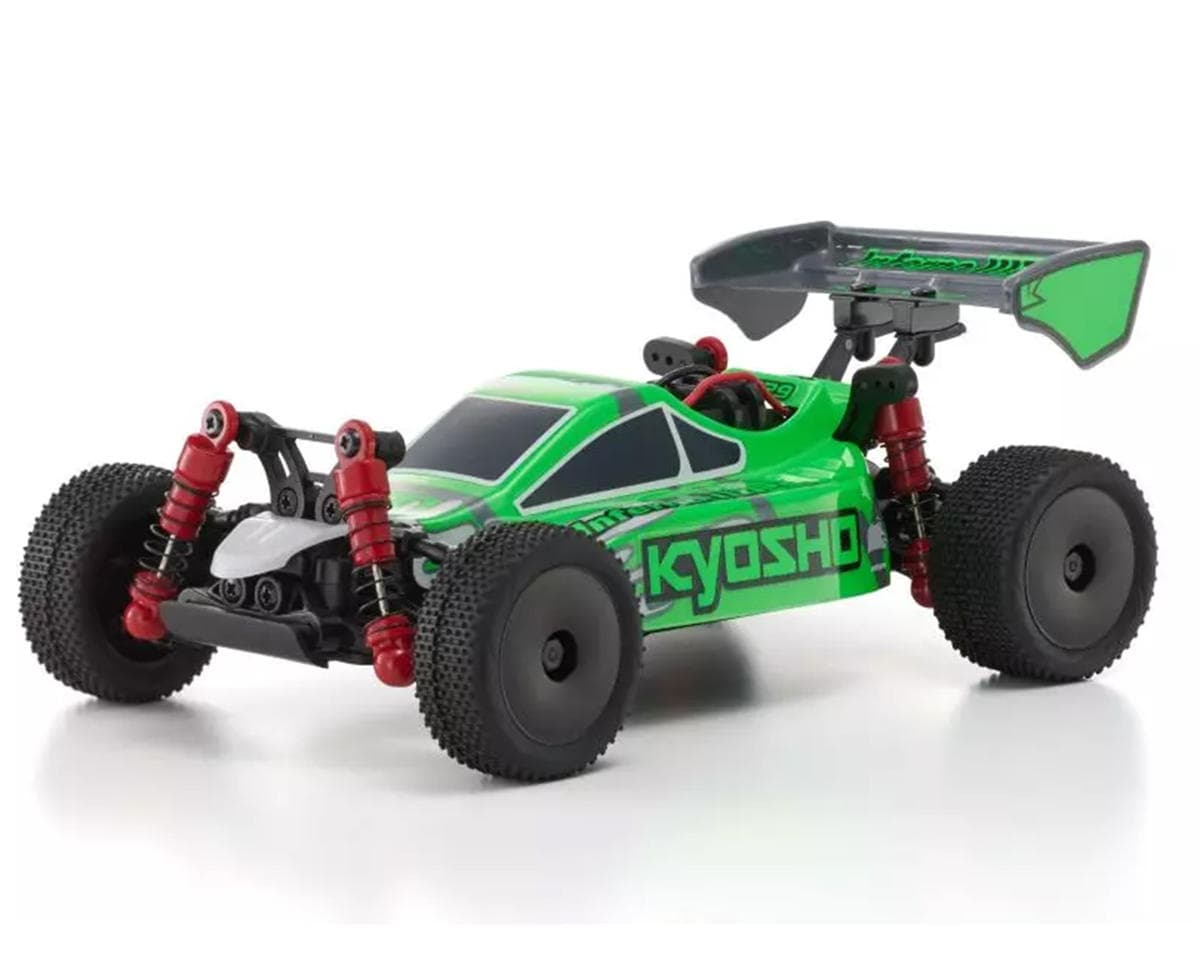Kyosho MB-010 Mini-Z Inferno MP9 Electric 4WD Micro Buggy Readyset (White/Green) w/2.4GHz Radio