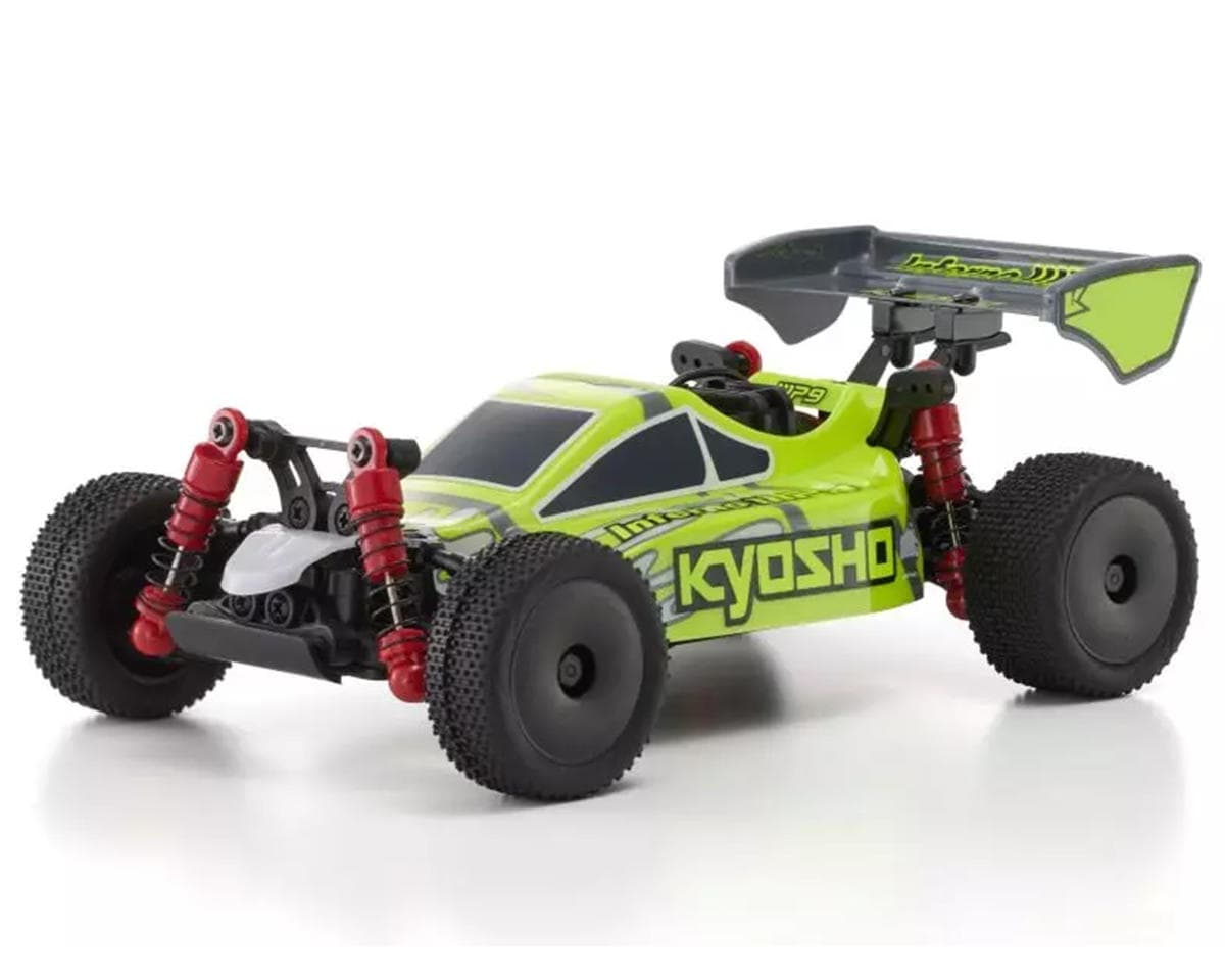 Kyosho MB-010 Mini-Z Inferno MP9 Electric 4WD Micro Buggy Readyset (White/Yellow) w/2.4GHz Radio