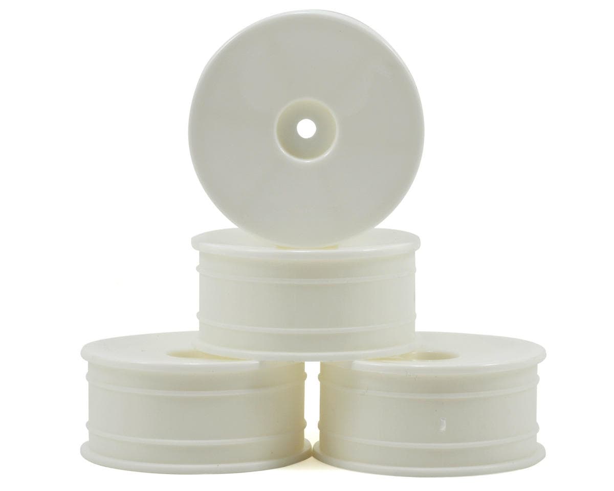Schumacher 12mm Hex Rev-Lite 1/10 Touring Car Dish Rims (24mm) (4) (White)