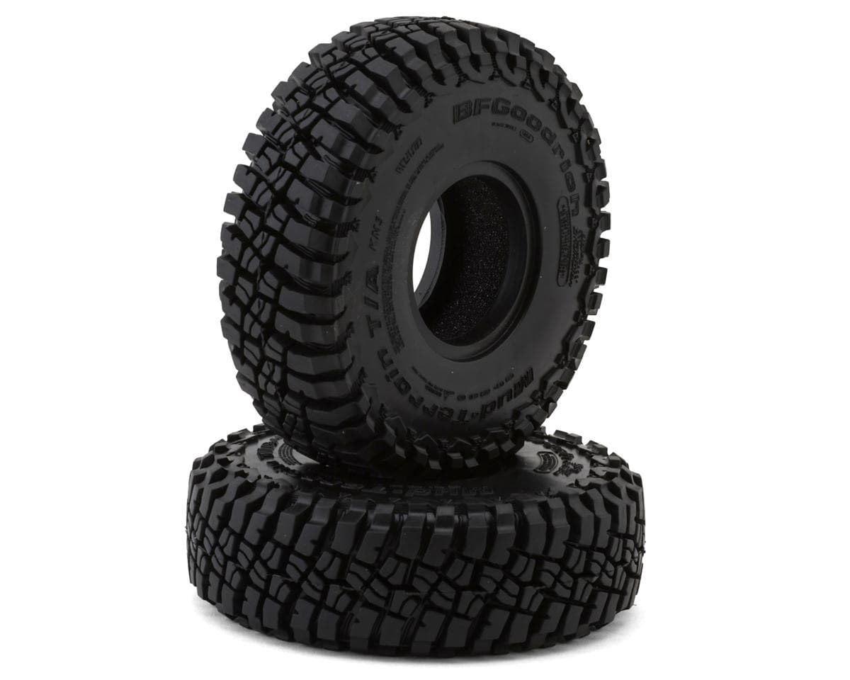 RC4WD 1.55" BFGoodrich Mud Terrain T/A KM3 Tires Rock Crawler Tires (2) (GripTec Red/Super Soft) (4.17" OD)