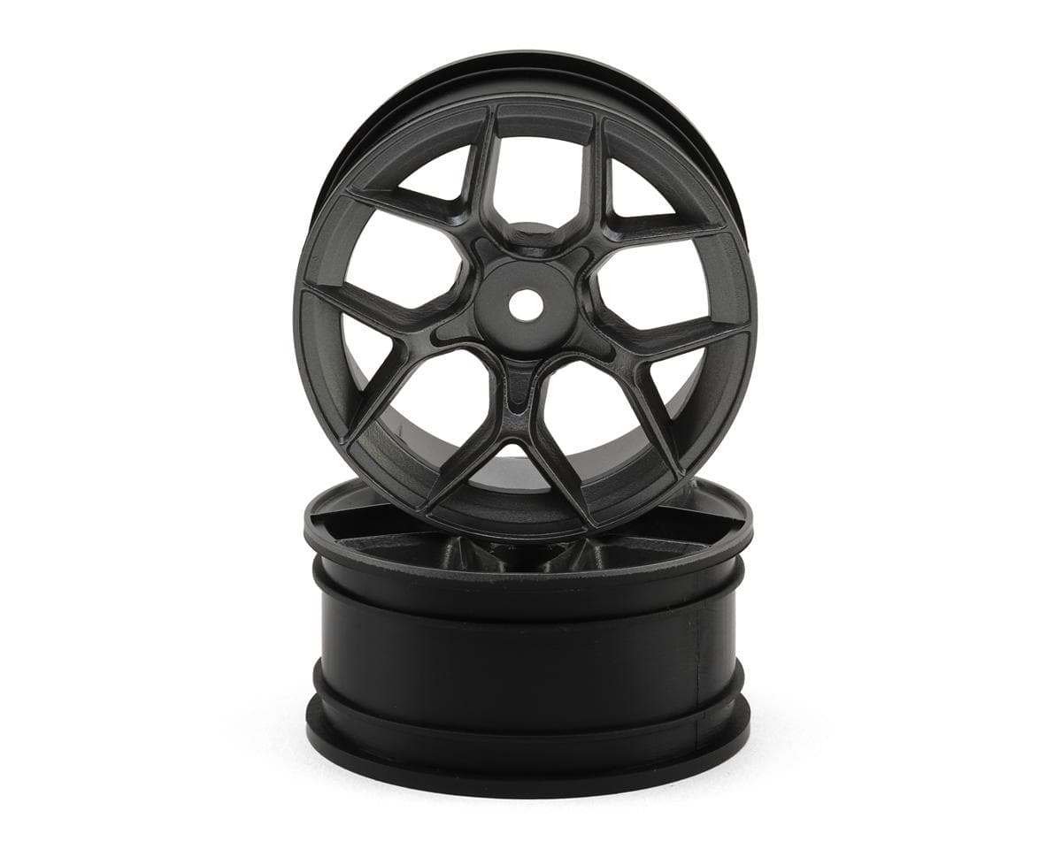 HPI Stage-D10 26mm Aero 5 Wheels (Gunmetal) (2) (3mm Offset)