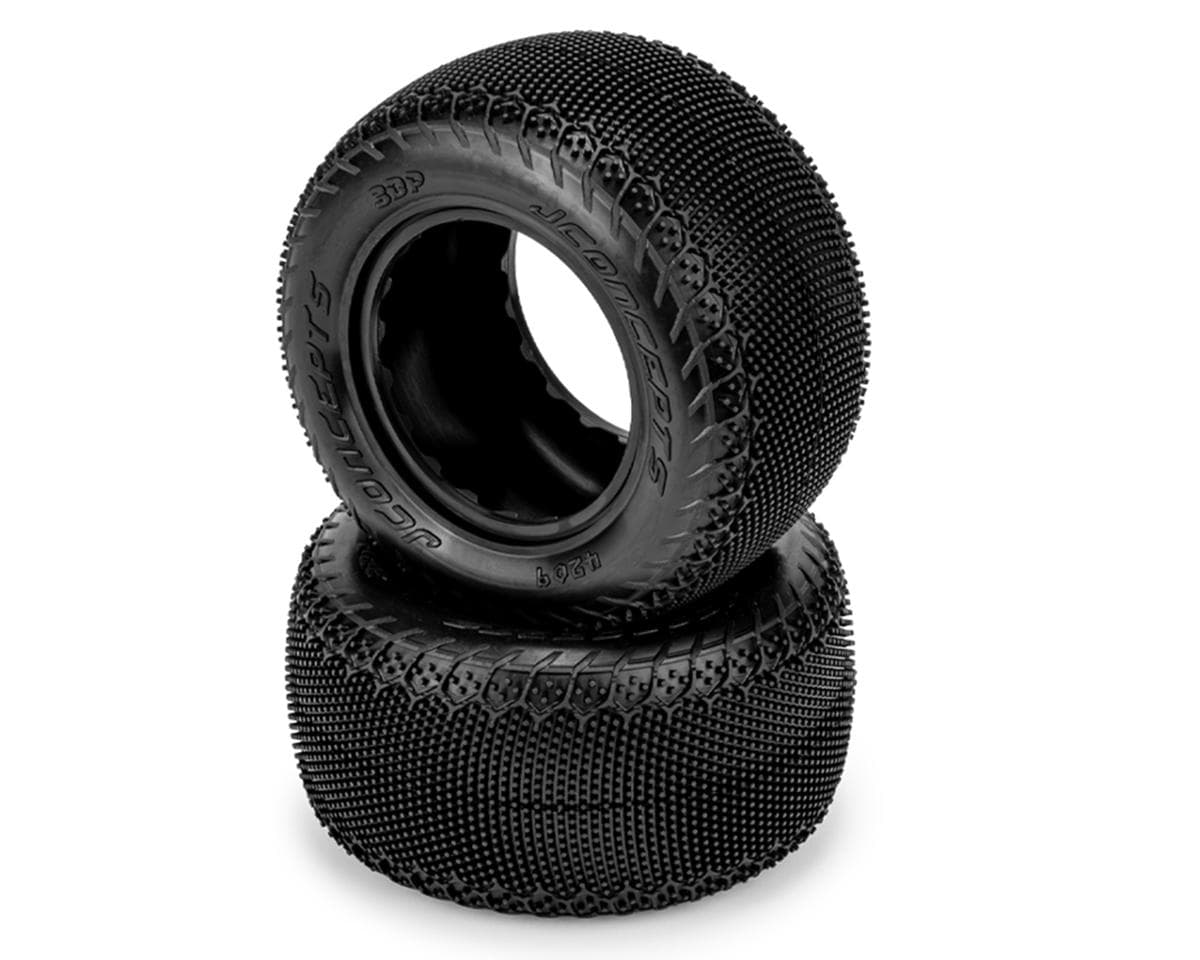 JConcepts 3DP 2.2" Stadium Truck Carpet Tires (2) (Pink)