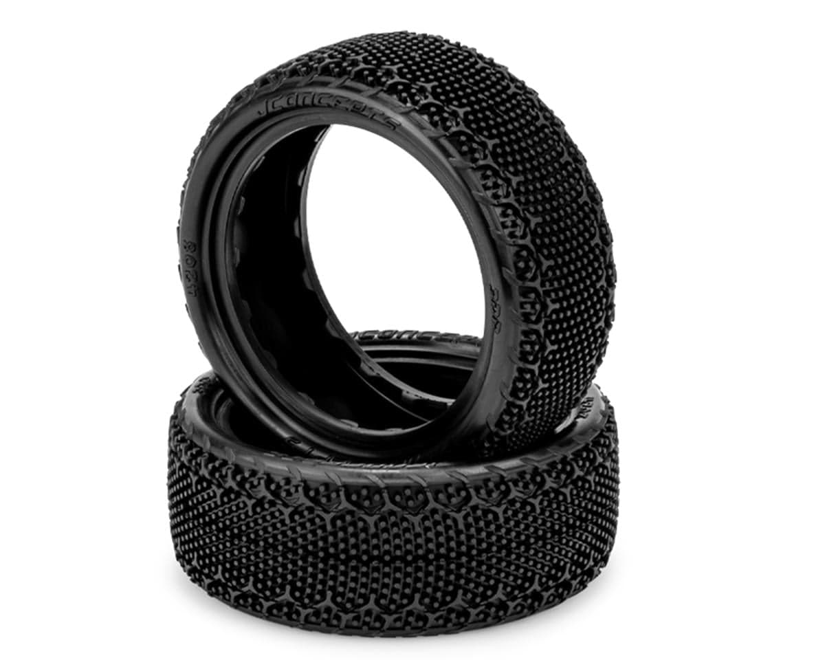 JConcepts 3DP 2.2" 4WD Front Buggy Carpet Tires (2) (Purple)