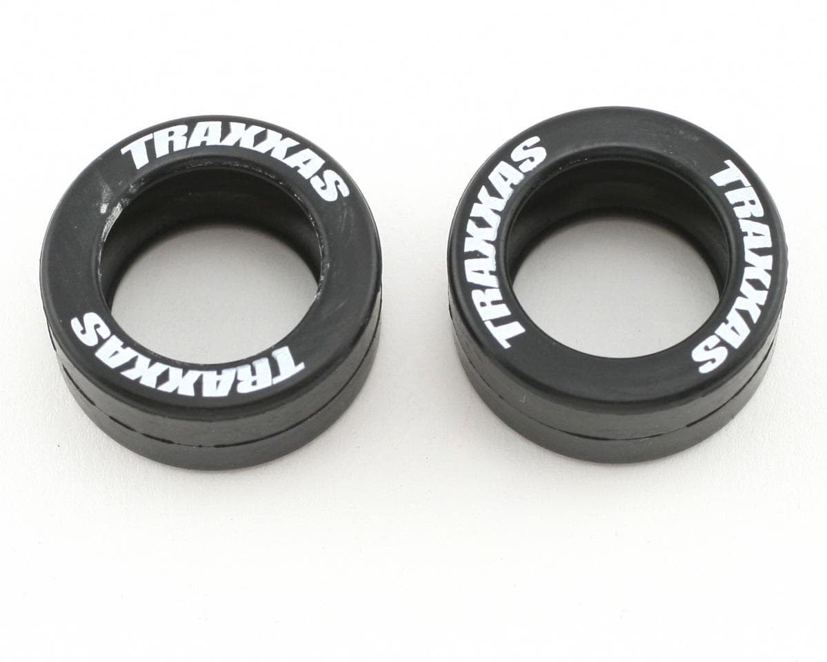 Traxxas Rubber Tires (Wheelie Bar) (2)