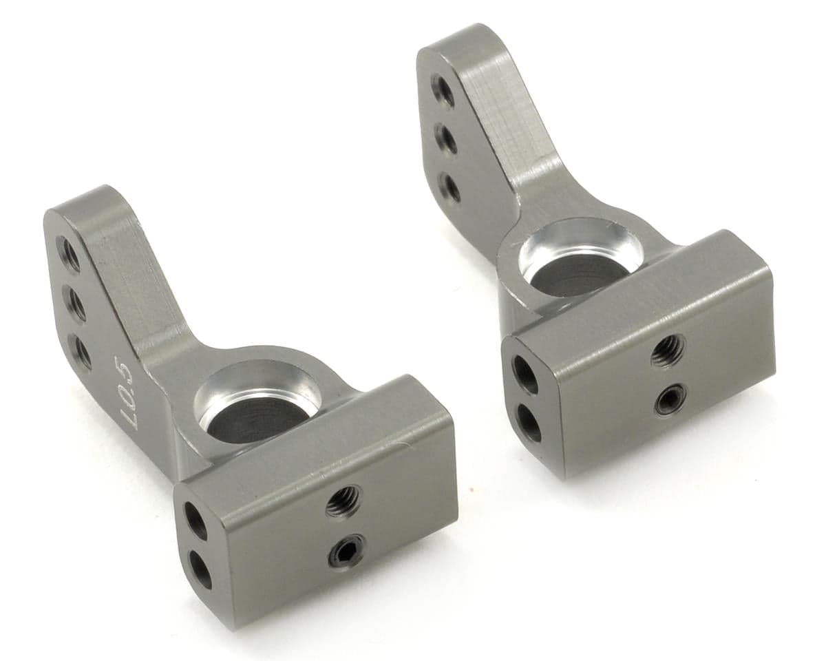 ST Racing Concepts XXX-SCT Aluminum VLA Rear Hub Carriers (Gun Metal) (2) (0.5 Degree)