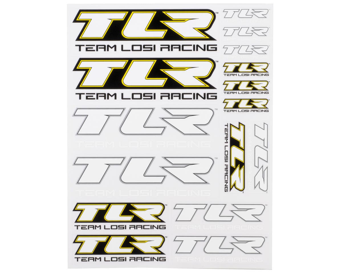 Team Losi Racing TLR Sticker Sheet