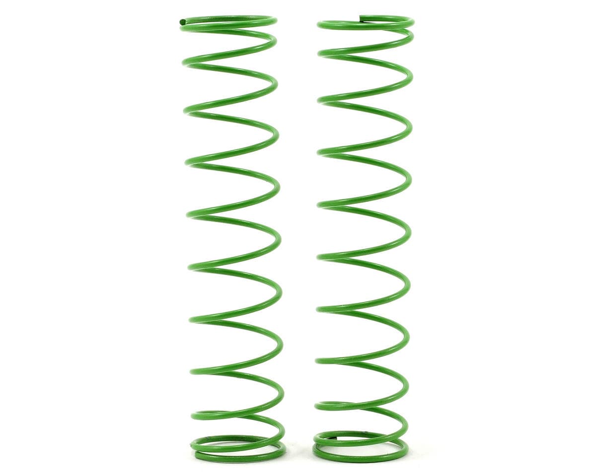 Traxxas Rear Shock Springs (Green) (2) (Grave Digger)