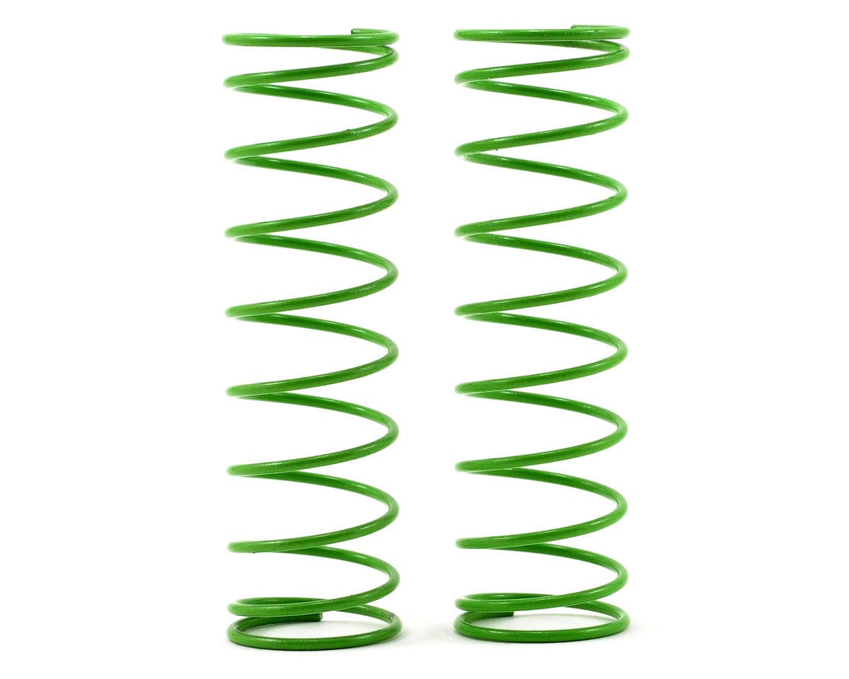 Traxxas Front Shock Spring Set (Green) (2) (Grave Digger)