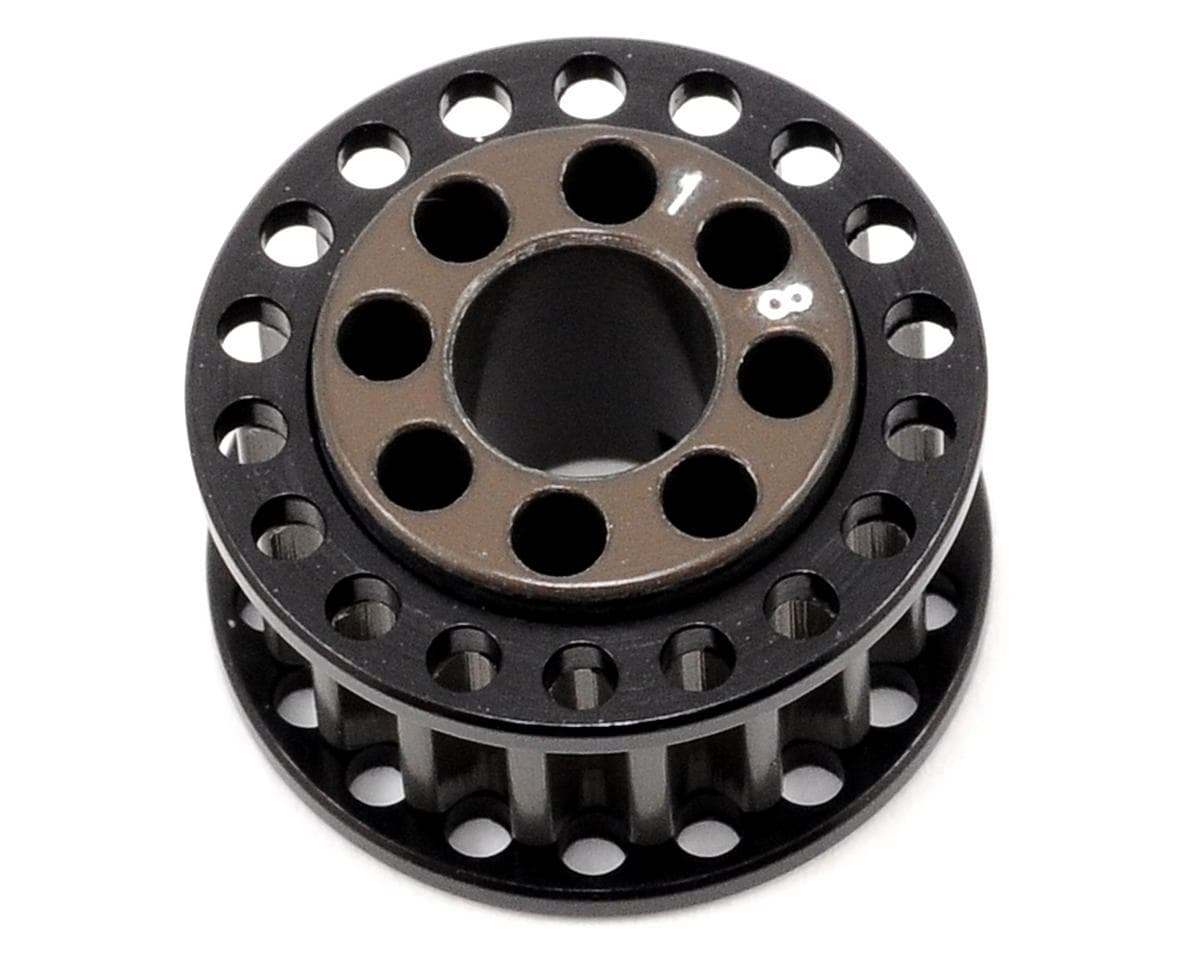 XRAY Aluminum Center Front Belt Pulley (18T O6)