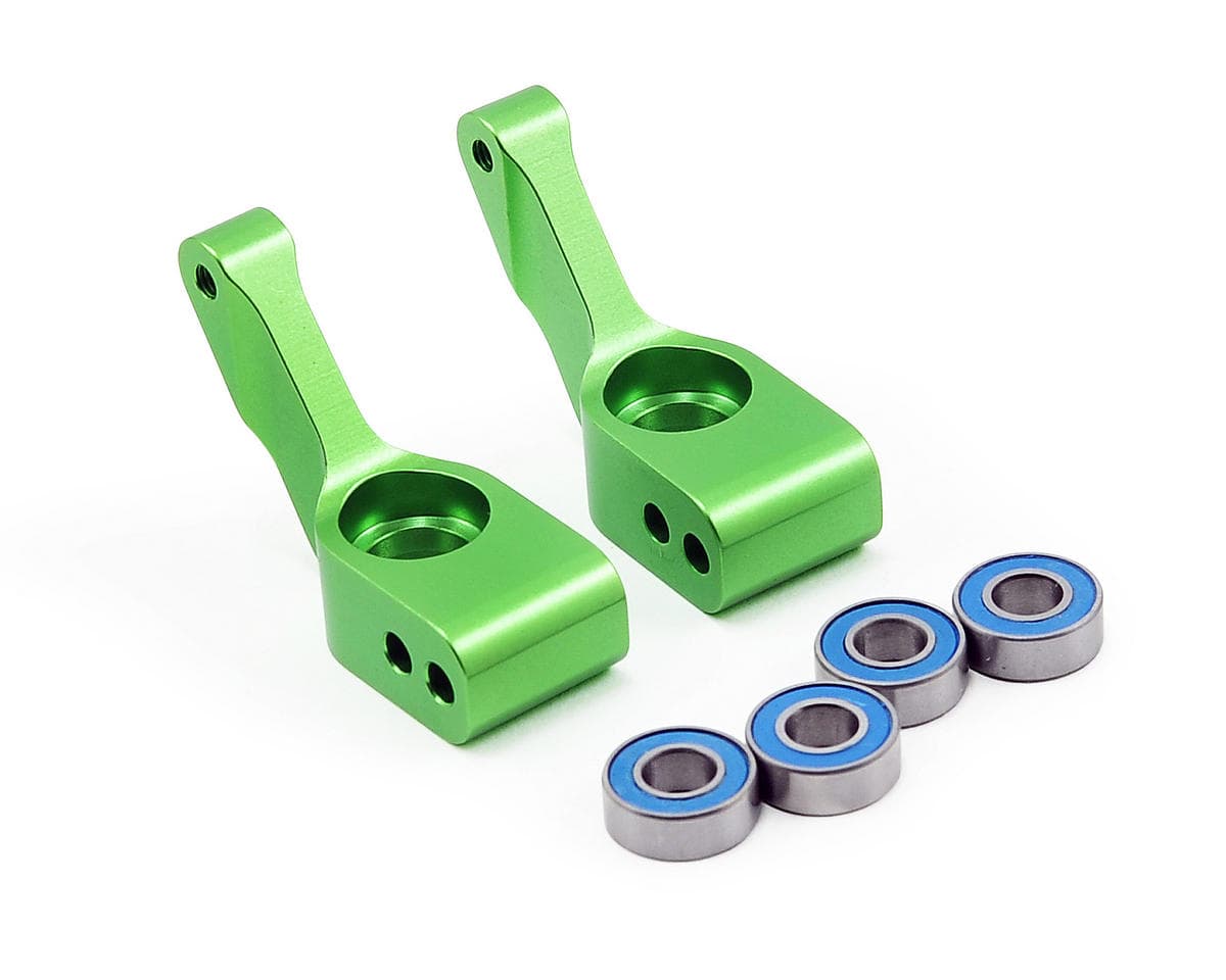 Traxxas Aluminum Stub Axle Carriers (Green) (2)