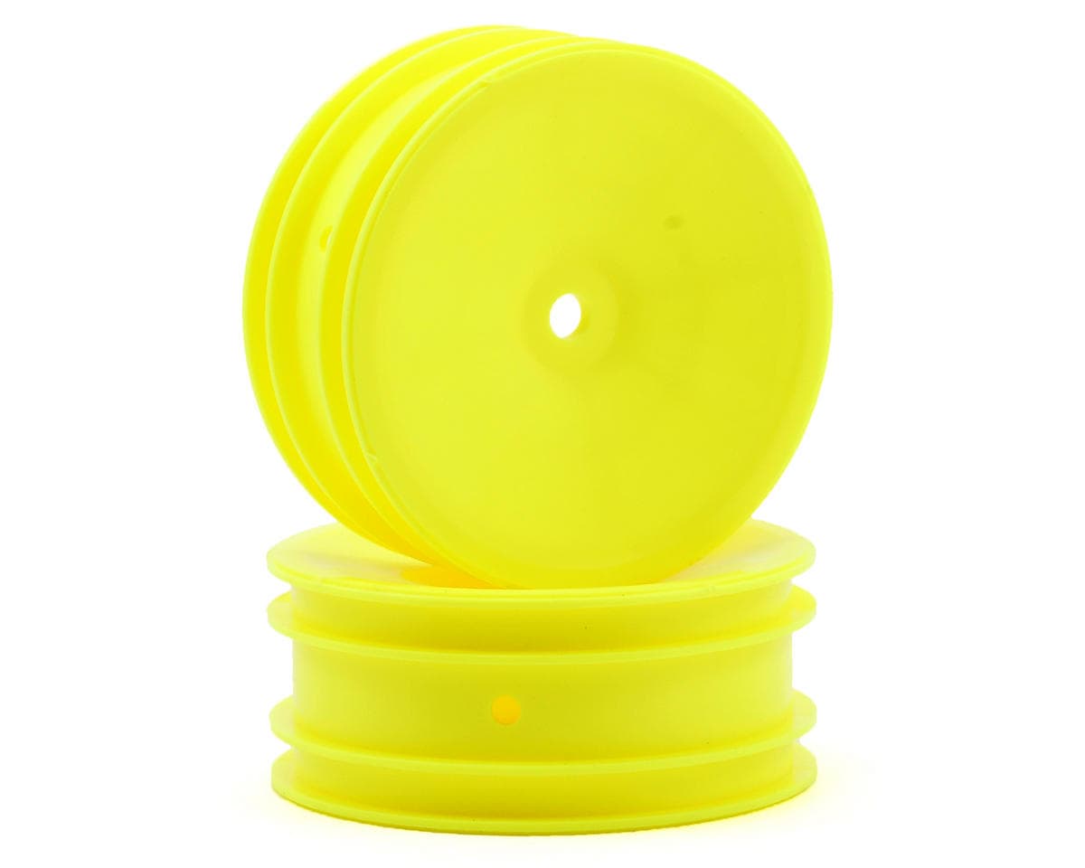 Team Associated 2.2 Front Buggy Wheels (2) (Yellow) w/12mm Hex
