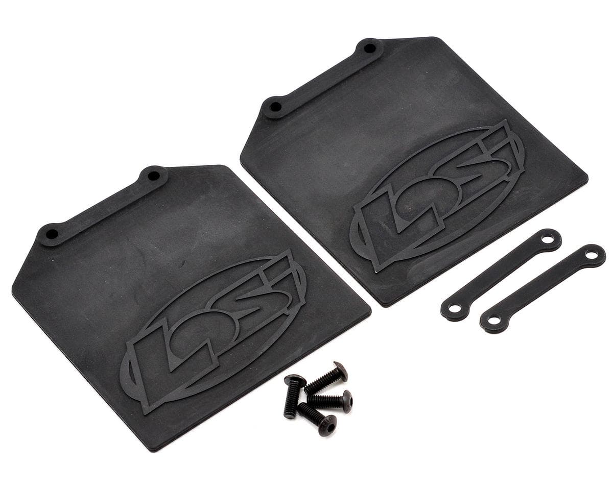 Losi Mud Flap & Retainer Set (2)