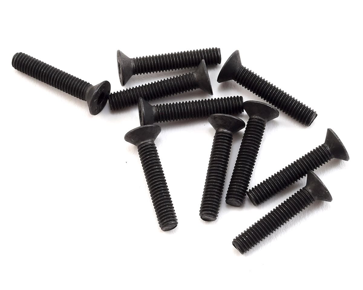 Team Associated 3x16mm Flat Head Hex Screw (10)