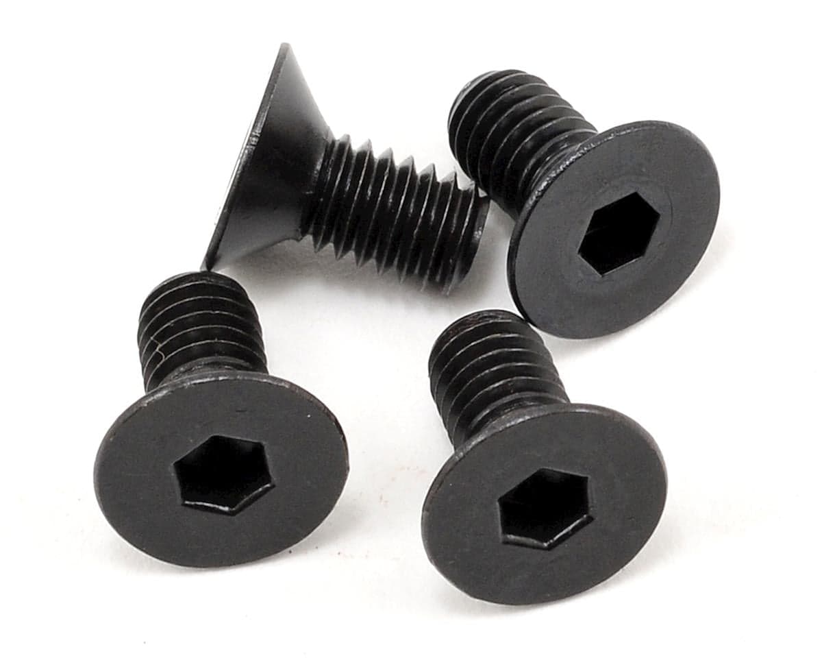 Schumacher 4x8mm Hi Tensile Steel Flat Head Screw