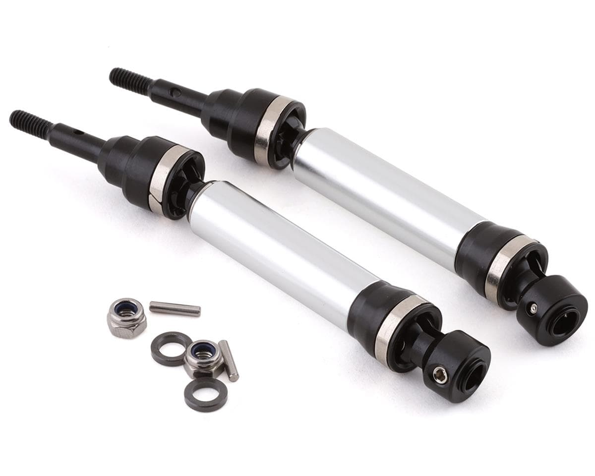 Team Integy XHD Steel Front Universal Driveshaft (Silver) (2)