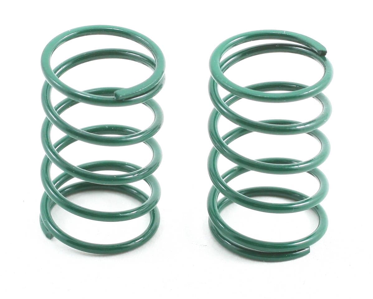 Team Associated Sedan Shock Spring Set (Green - 12lb) (2)