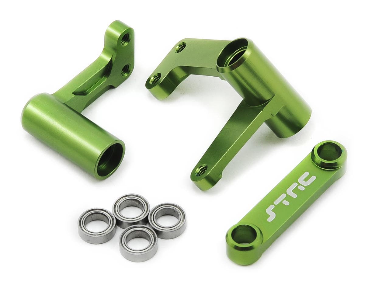 ST Racing Concepts Aluminum Steering Bellcrank for Traxxas Slash/Rustler/Bandit w/Bearings (Green)