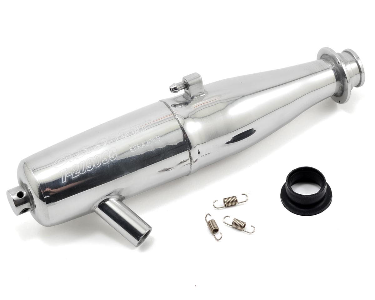O.S. TB02/T-2090SC One Piece Tuned Pipe (No Manifold) (Welded Nipple)