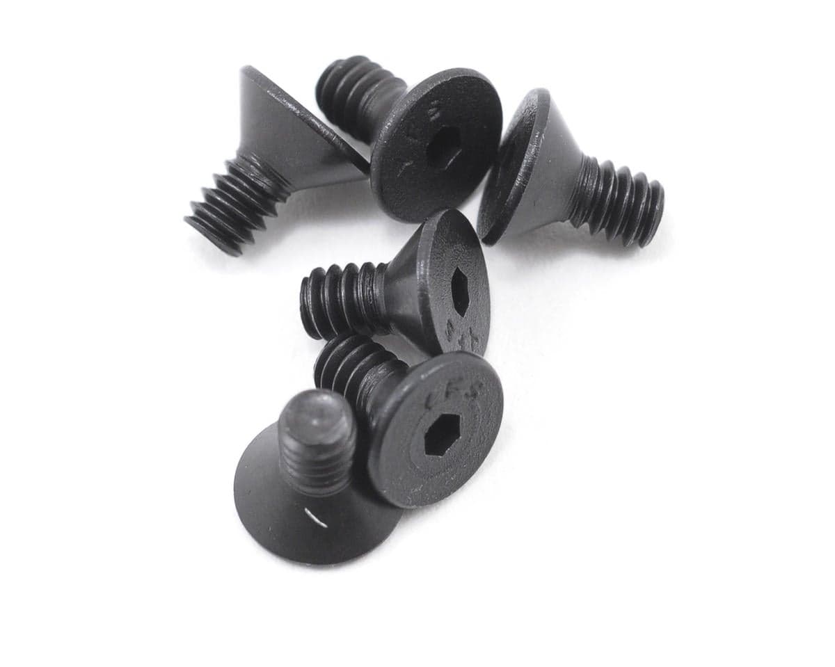 Team Associated 4-40x1/4" Flat Head Hex Screw (6)