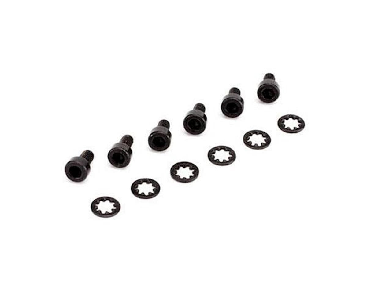 Spektrum RC Socket Head Metal Gear Servo Screws & Washers (6)