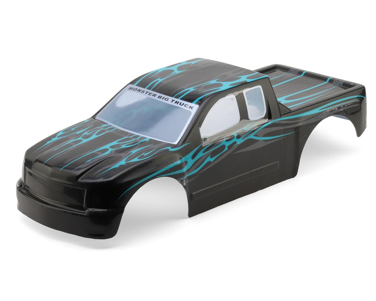 Redcat Rampage MT/XT Pre-Painted Monster Truck Body (Black/Blue)