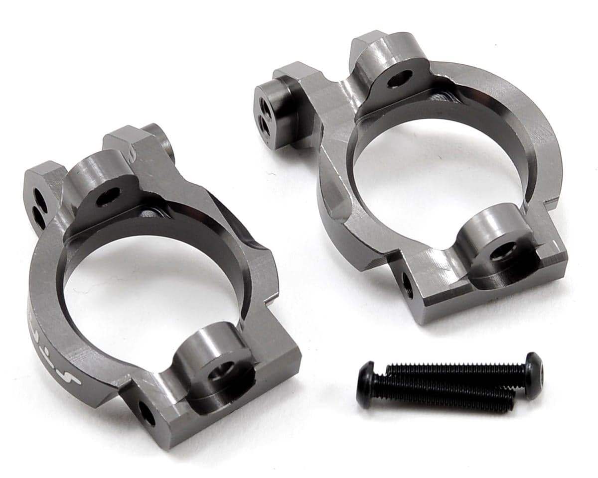ST Racing Concepts Front Caster Block Set (Gun Metal) (2)