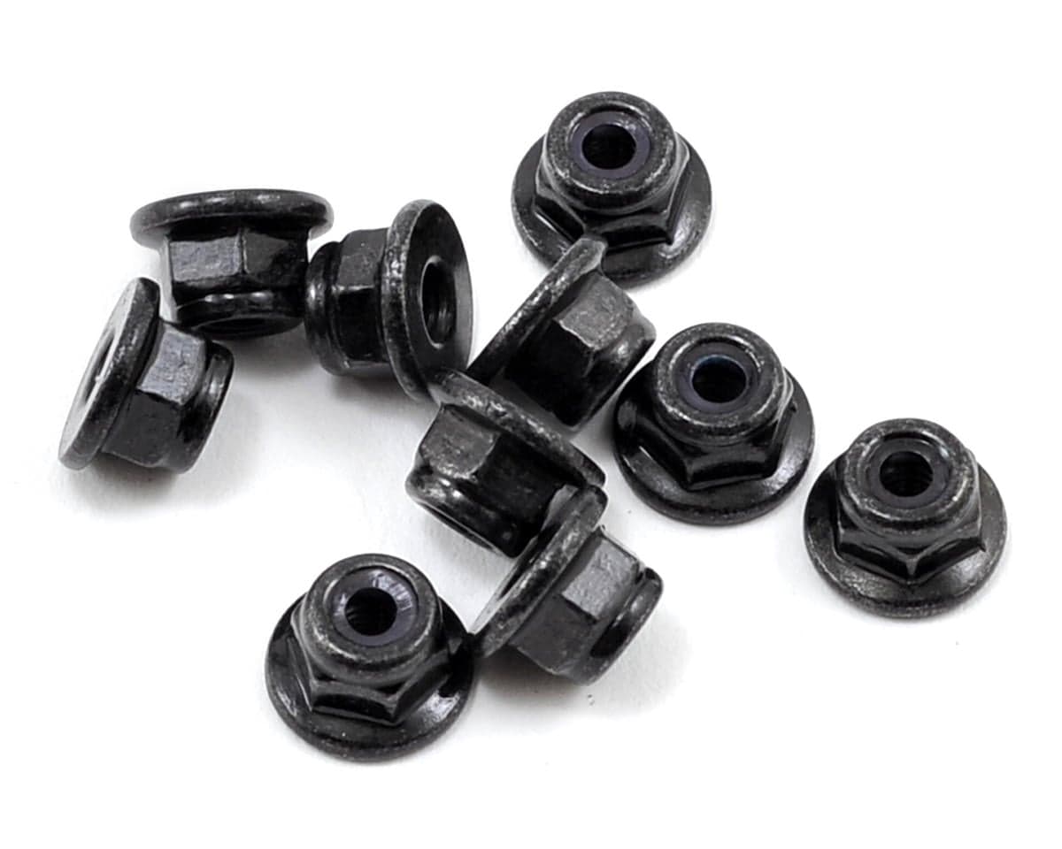 Serpent M3 Flanged Nylock Locknut (10)