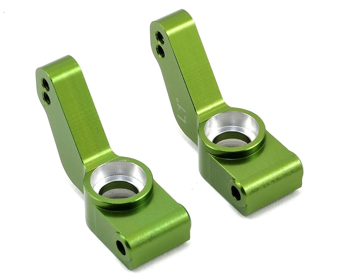 ST Racing Concepts Aluminum Rear Hub Carriers for Traxxas Slash/Stampede/Rustler (Green) (1° Toe-In)