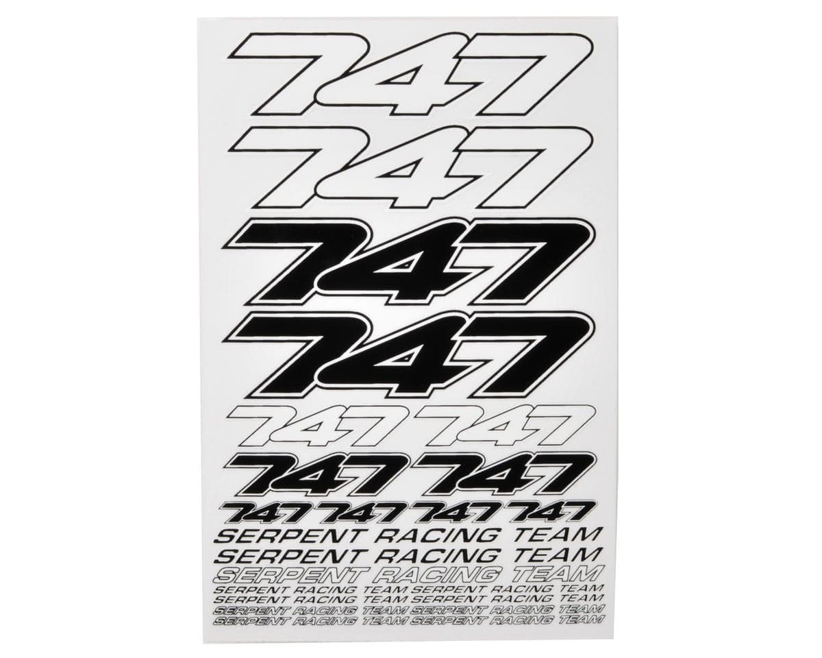 Serpent Decal Sheet (Black/White) (2)