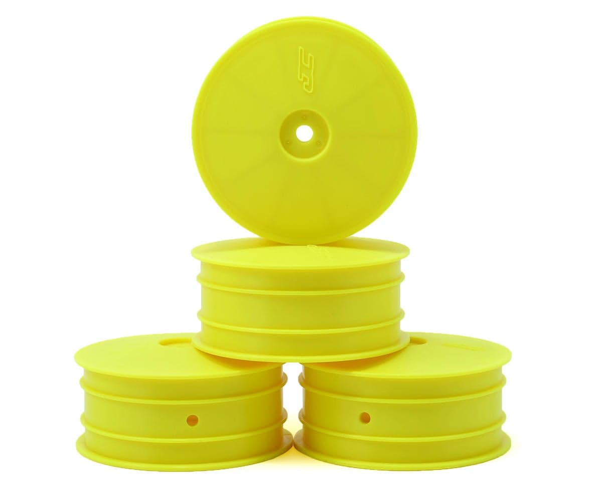 JConcepts Mono 2.2 4WD Front Buggy Wheels (Yellow) (4) (B44.1) w/9.5mm Hex