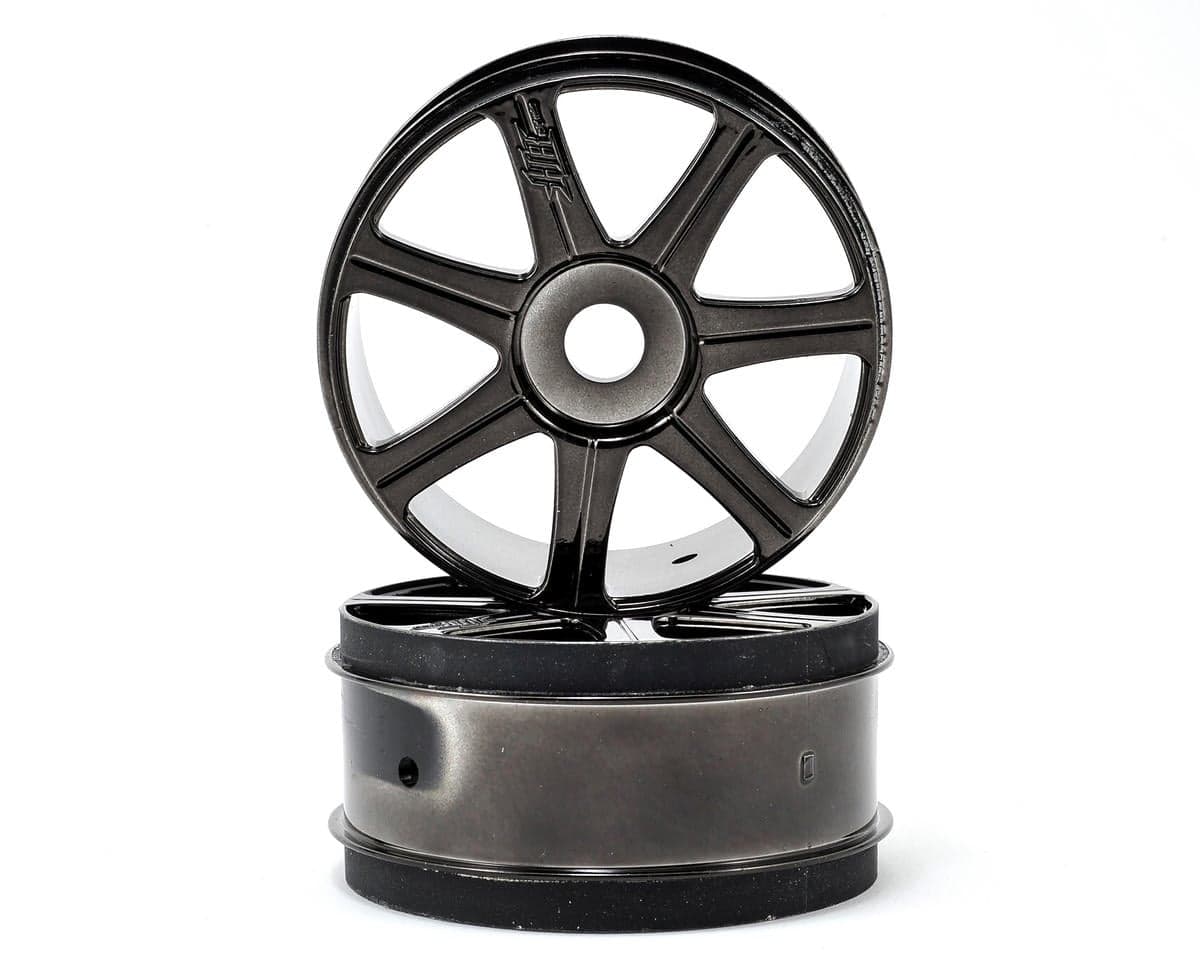 HB Racing HB Edge Wheels (2) (Black Chrome)
