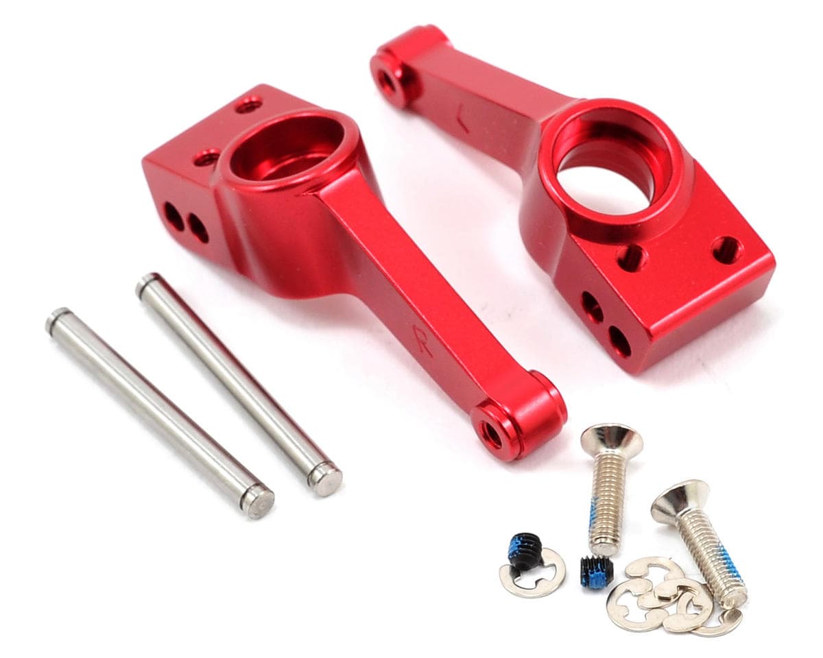 Traxxas Aluminum Rear Stub Axle Carriers (Red) (2)
