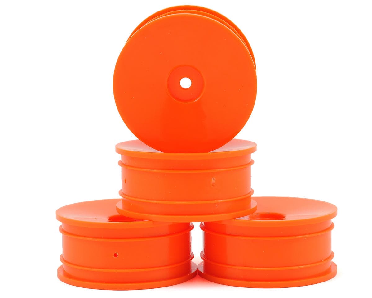 Serpent 12mm Hex 1/10 EP Touring Car Wheels (4) (Orange)
