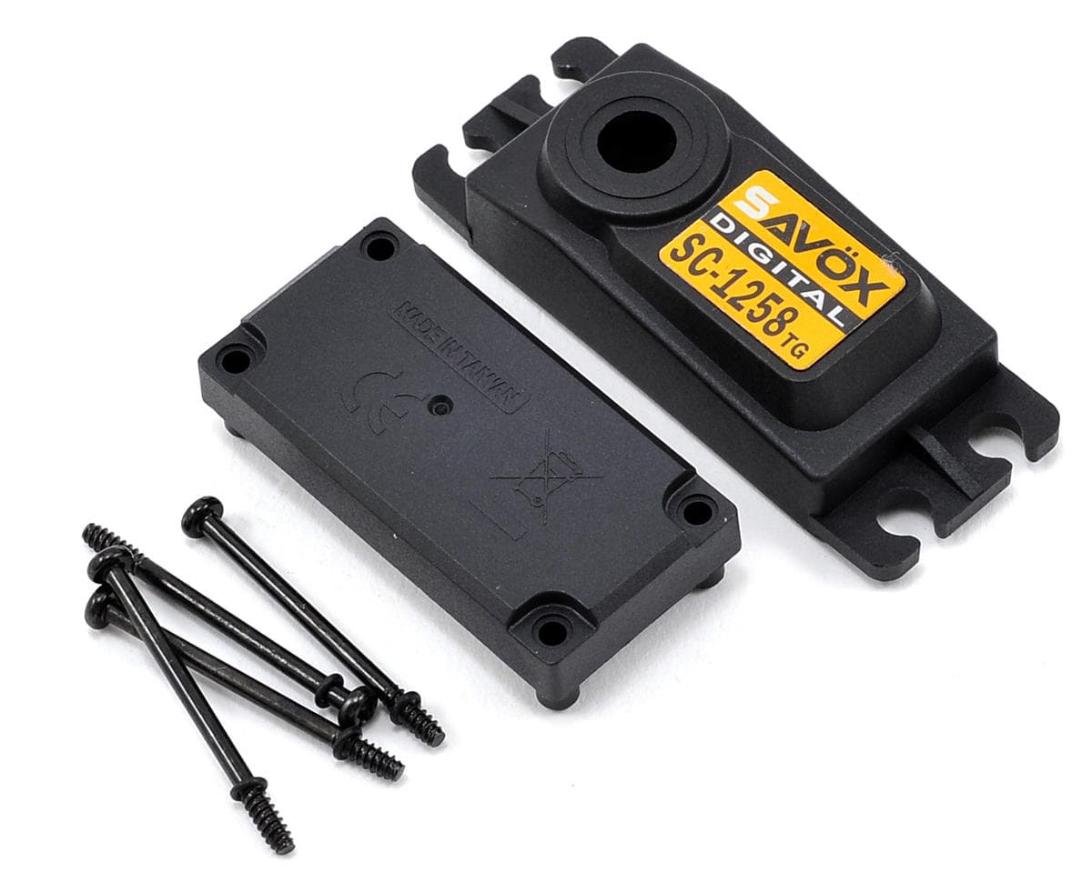 Savox SC1258TG Upper/Lower Case Set w/Hardware