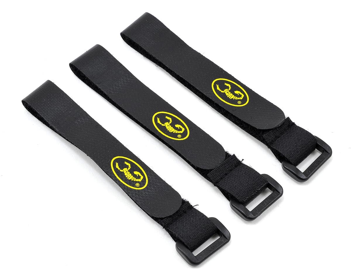 Scorpion Battery Lock Strap Set (3) (Small)
