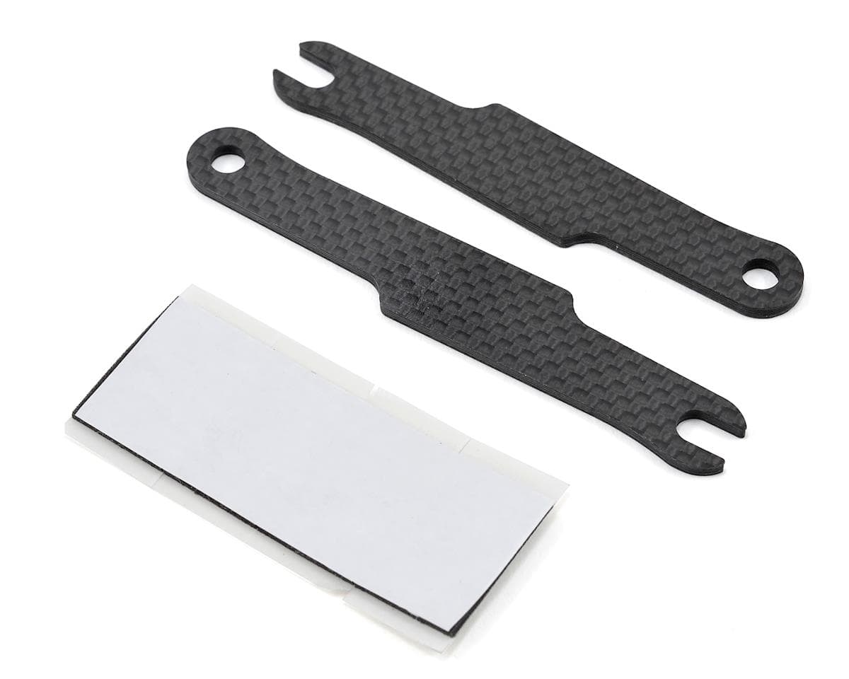Schumacher Carbon LiPo Battery Strap Set w/Adhesiv