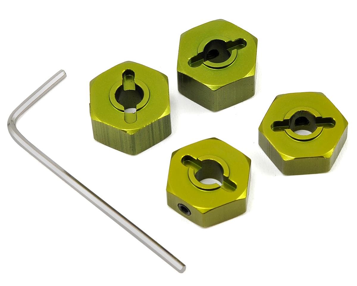 ST Racing Concepts 14mm Aluminum Wheel Hex for Traxxas Stampede (Green) (4)