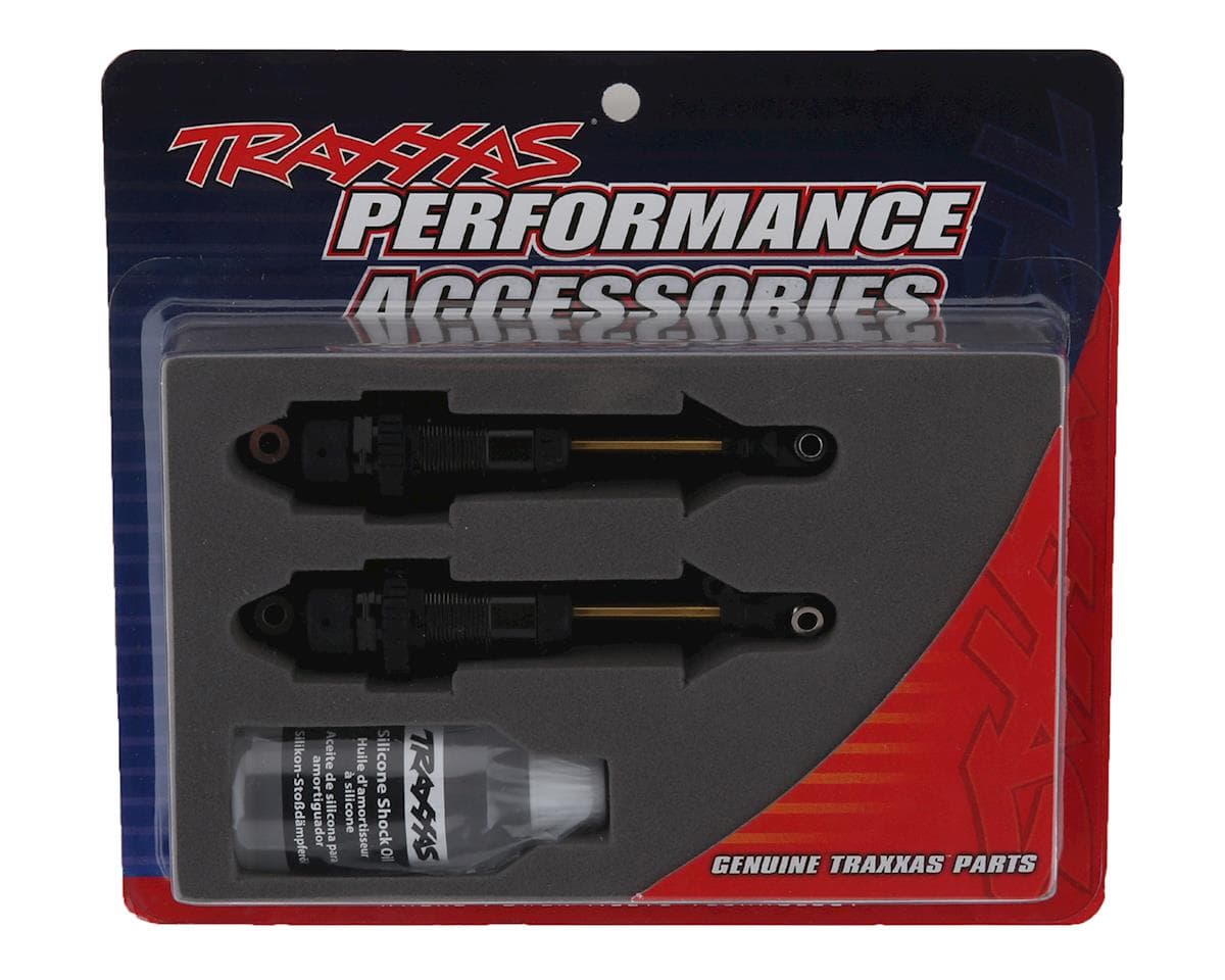 Traxxas 1/10 GTR Long Shocks w/Ti-Nitride Shafts (Hard Anodized) (2)
