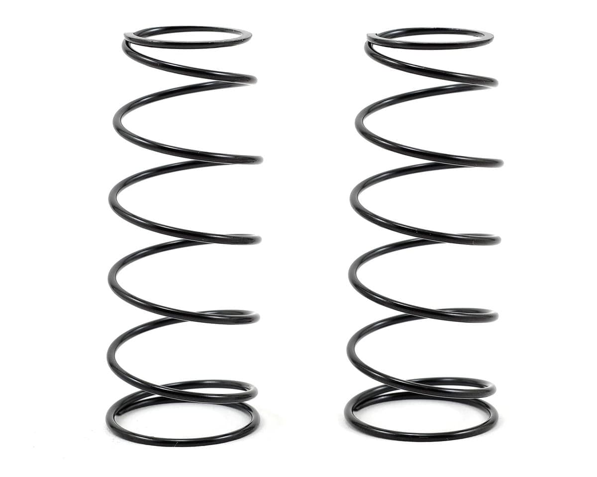 Team Losi Racing 16mm Front Shock Spring Set (Black - 5.0 Rate) (2)