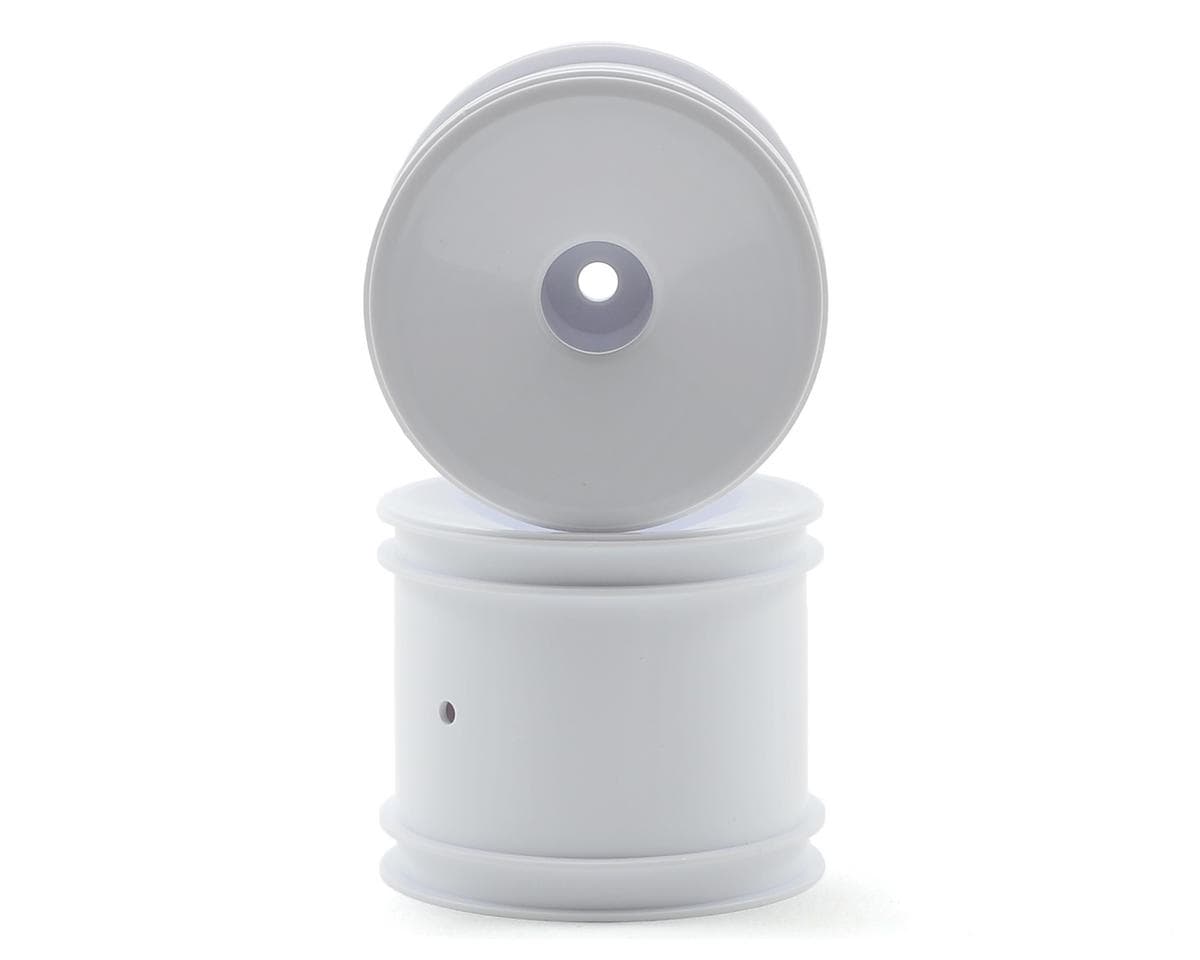 Team Associated 12mm Hex Stadium Truck Dish Wheel (2) (White)