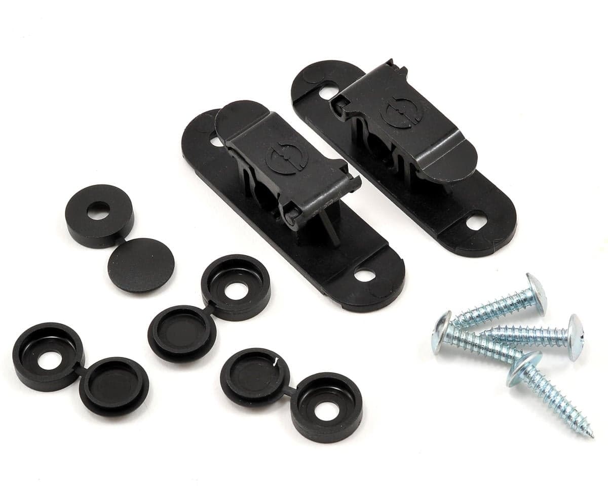 Random Heli 9.0mm Skid Clamp Assembly (Black)