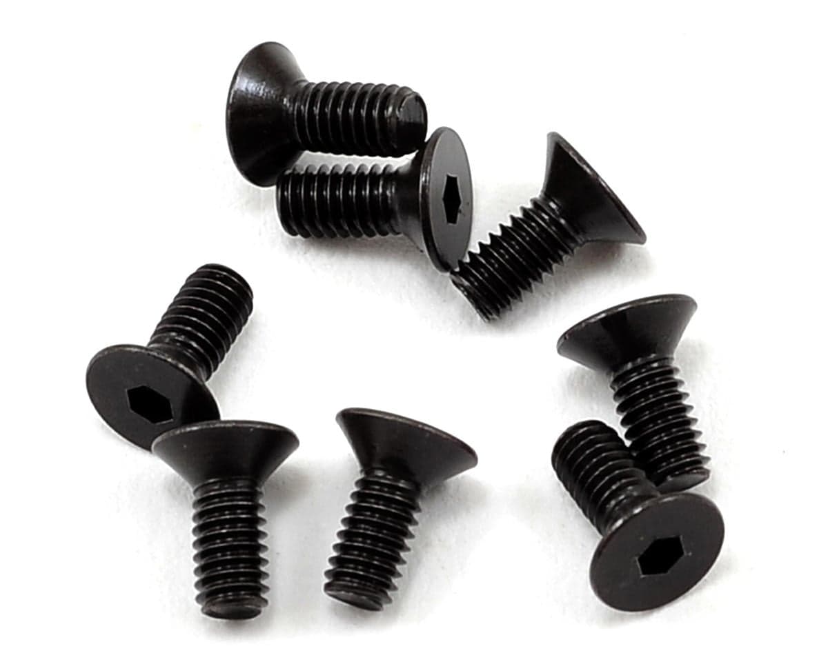 Yokomo 2.5x6mm Flat Head Hex Screw (10)