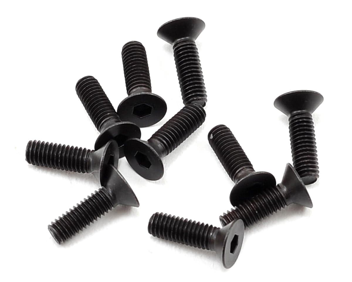 Yokomo 3x10mm Flat Head Screw (10)