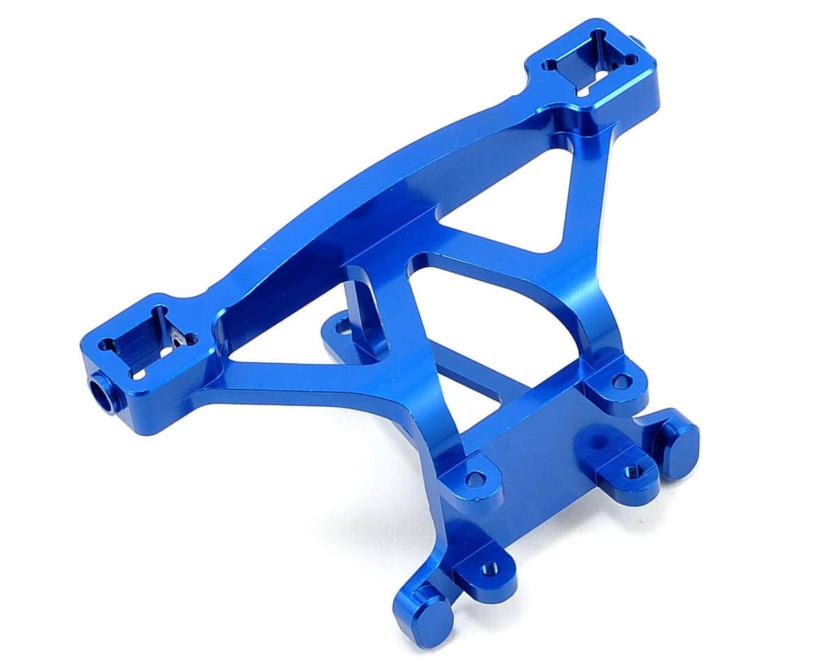 ST Racing Concepts Aluminum Front Body Post/Bumper Mount for Traxxas E-Revo (Blue)