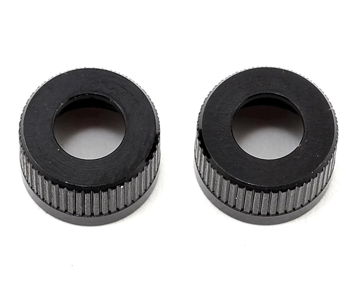 Schumacher Shock Seal Cap (Black) (2)