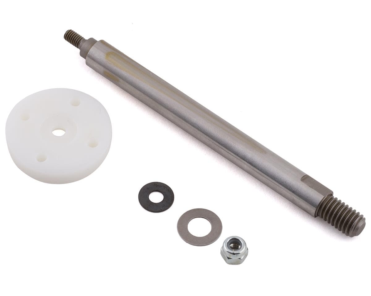 Losi Nutted Shock Shaft & Piston Kit, Front: 5T